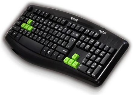 Počítačová klávesnice E-Blue Klávesnice Elated, US (2)