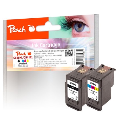 Inkoustová náplň Peach Canon PG-541XL multipack