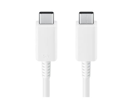 USB kabel Samsung USB-C/ USB-C, 5A, 1, 8m - bílý