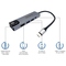 USB Hub Tesla Device MP80 5v1, USB-C/ 2x USB 3.0, USB-C, RJ45, HDMI - stříbrný (4)