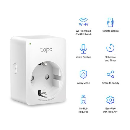 Wi-Fi zásuvka TP-Link Tapo P100(2-pack) (1)