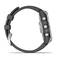 GPS hodinky Garmin fenix 7 Glass - Silver/ Graphite Silicone Band (8)