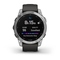 GPS hodinky Garmin fenix 7 Glass - Silver/ Graphite Silicone Band (4)