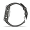 GPS hodinky Garmin fenix 7 Glass - Silver/ Graphite Silicone Band (7)