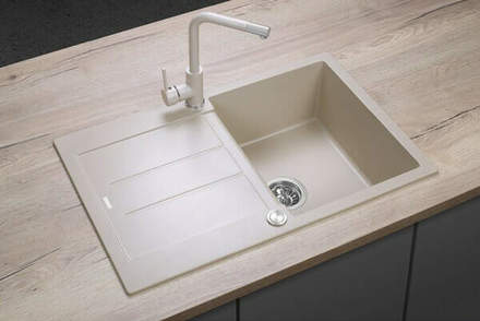 Páková kuchyňská vodovodní baterie Concept BDG4327be granit BÉŽOVÁ (2)