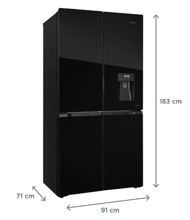 Kombinovaná chladnička Concept LA8891bc (1)