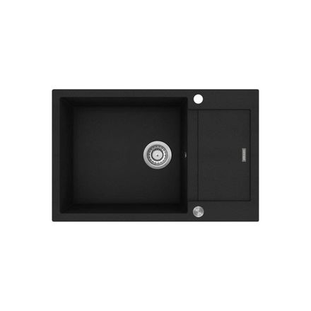 Kuchyňský granitový dřez Concept DG05L60bc Linea ČERNÝ