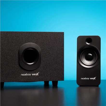 Reproduktory 2.1 Niceboy ORYX VOX 2.1 MAXX BASS - černé (4)