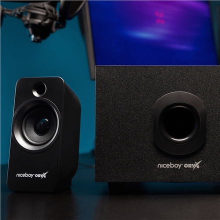 Reproduktory 2.1 Niceboy ORYX VOX 2.1 MAXX BASS - černé (5)