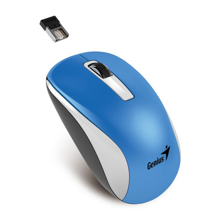 Počítačová myš Genius NX-7010 / optická / 3 tlačítka / 1200dpi - modrá