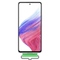 Kryt na mobil Samsung Silicone Cover s poutkem na Galaxy A53 5G - bílý (3)