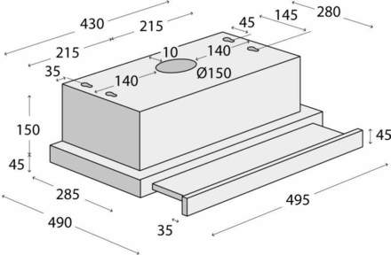Výsuvný odsavač par Concept OPV3150bc (4)
