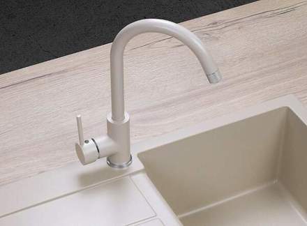 Páková kuchyňská vodovodní baterie Concept BDG3334be granit BÉŽOVÁ (1)