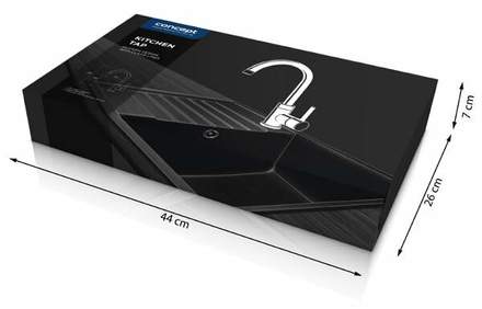 Páková kuchyňská vodovodní baterie Concept BDG3334be granit BÉŽOVÁ (2)