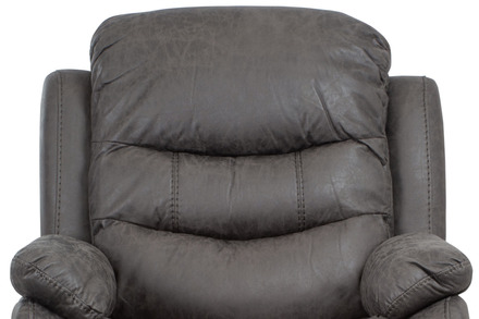 Televizní křeslo Autronic TV a relaxační křeslo, manuální polohování, potah šedá látka v dekoru vintage kůže (TV-4086 GREY) (15)