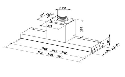 Vestavný odsavač par Faber IN-NOVA PREMIUM X KL A90 (1)