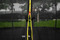 Trampolína G21 SpaceJump 490 cm, černá, s ochrannou sítí + schůdky zdarma (1)