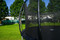 Trampolína G21 SpaceJump 490 cm, černá, s ochrannou sítí + schůdky zdarma (2)