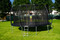 Trampolína G21 SpaceJump 490 cm, černá, s ochrannou sítí + schůdky zdarma (5)