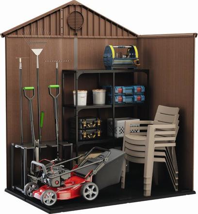 Zahradní domek Keter Darwin 6 x 4 hnědý (2)