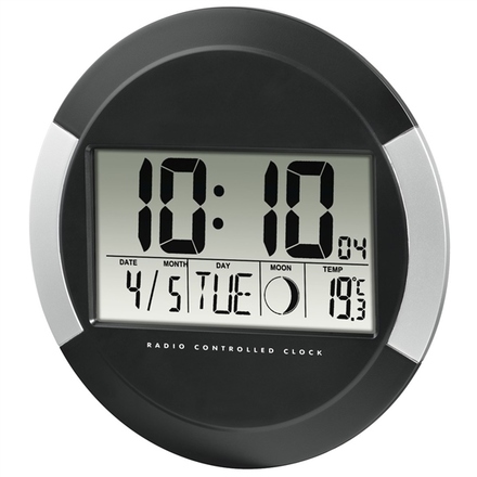 Nástěnné hodiny Hama PP-245, černá