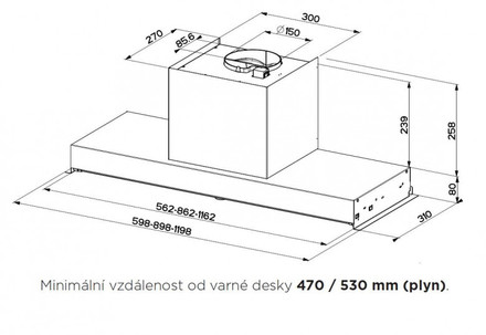 Vestavný odsavač par Faber IN-NOVA SMART X A60 (2)