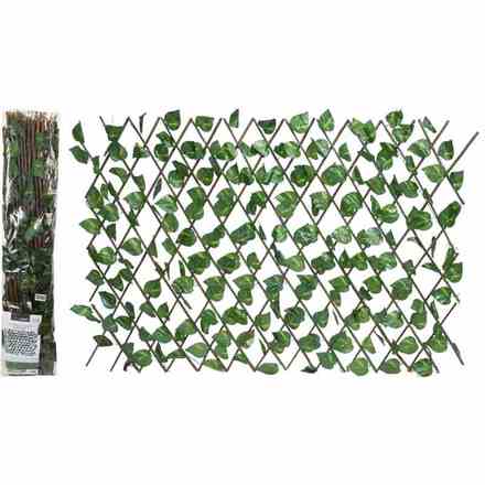 Zahradní zástěna ProGarden KO-CY5910740 s umělými listy 180 x 90 cm (1)