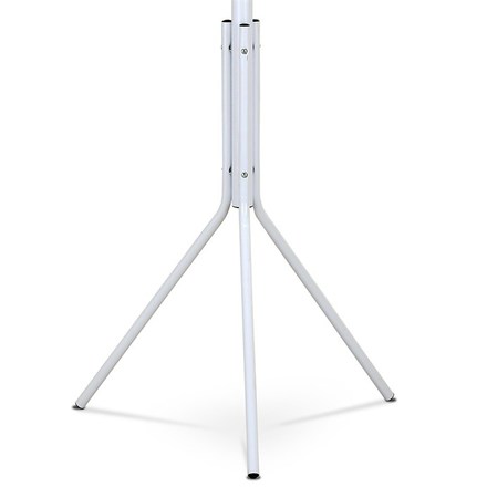 Věšák Autronic Věšák stojanový, výška 174 cm, kovová konstrukce, bílý matný lak, nosnost 6 kg (80001-04A WT) (2)