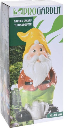 Zahradní trpaslík ProGarden KO-099810020modr Zahradní trpaslík 40 cm modrá čepička (2)