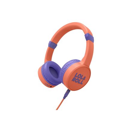 Polootevřená sluchátka Energy Sistem LolRoll Pop Kids - oranžová