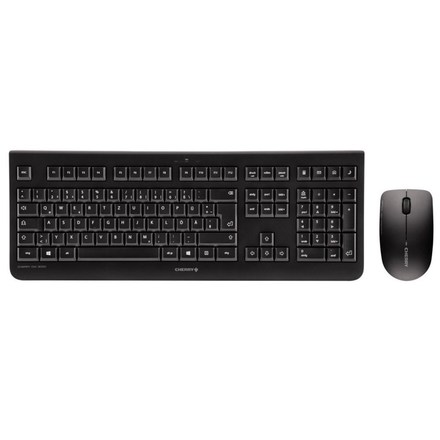 Sada klávesnice s myší Cherry DW 3000 CZ+SK - černá