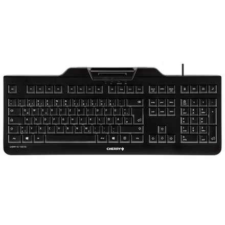 Počítačová klávesnice Cherry KC 1000 SC, CZ - černá