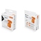 Sluchátka do uší Meliconi Safe Pods Evo - bílá/ oranžová (9)