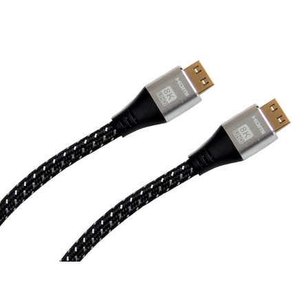 HDMI kabel AQ HDMI 2.1 Premium, 1, 5 m - černý
