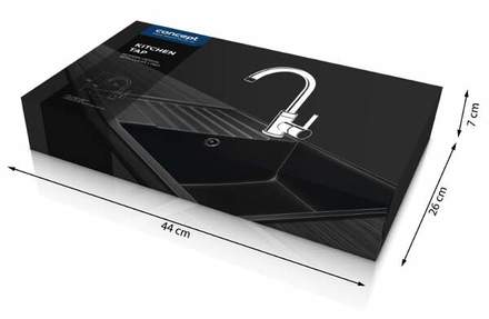 Páková kuchyňská vodovodní baterie Concept BDG3334wh (2)