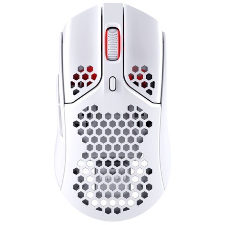 Počítačová myš HyperX Pulsefire Haste Wireless / optická/ 6 tlačítek/ 16000DPI - bílá