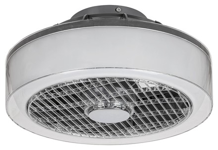 Stropní svítidlo s ventilátorem Rabalux 6857 Dalfon LED Stmívatelné stropní svítidlo s ventilátorem LED/30W/230V + DO 3000-6000K