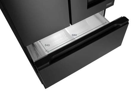 Americká chladnička Concept LA6683ds TITANIA (10)