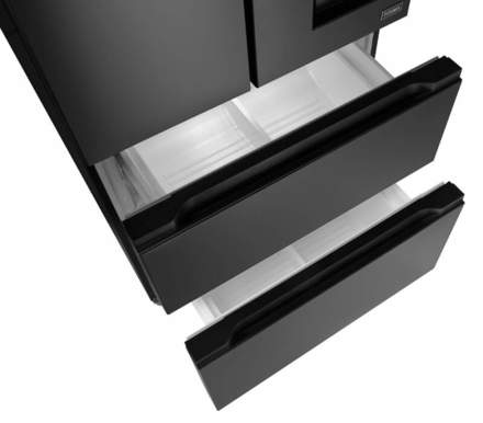 Americká chladnička Concept LA6683ds TITANIA (5)