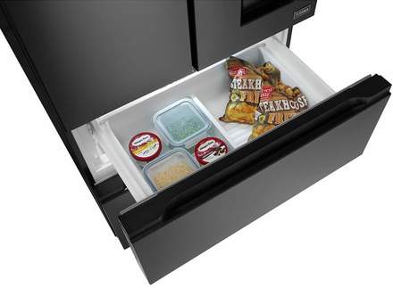 Americká chladnička Concept LA6683ds TITANIA (6)