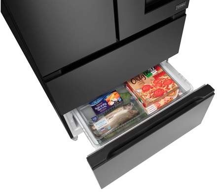 Americká chladnička Concept LA6683ds TITANIA (7)