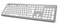 Počítačová klávesnice Hama KW-700, CZ/ SK - stříbrná/ bílá (1)