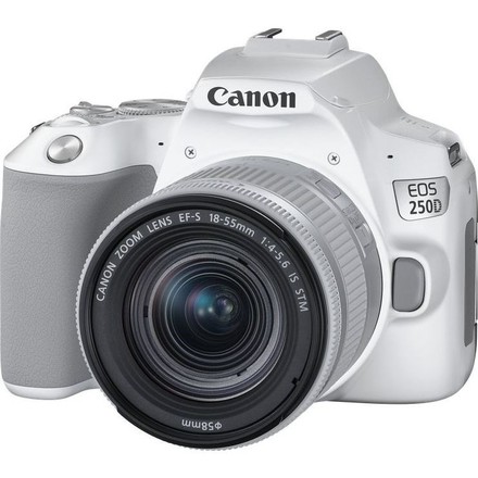 Digitální zrcadlovka Canon EOS 250D + 18-55 IS STM, bílá