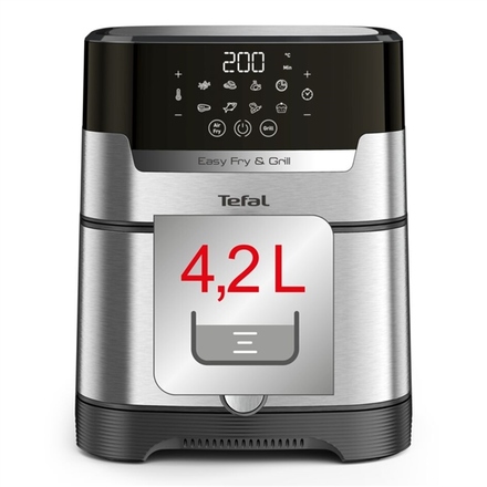 Horkovzdušná fritéza Tefal Easy FryGrill EY505D15 2v1 (14)