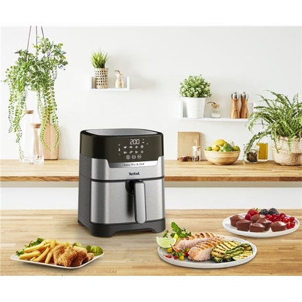 Horkovzdušná fritéza Tefal Easy FryGrill EY505D15 2v1 (16)