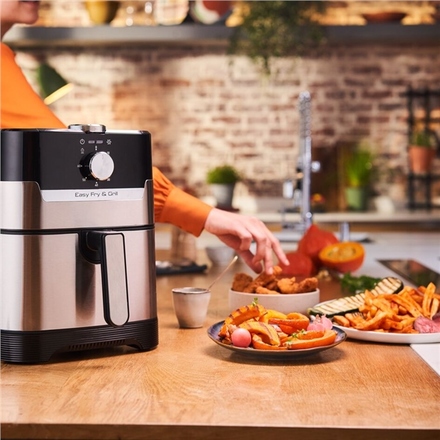 Horkovzdušná fritéza Tefal Easy FryGrill EY505D15 2v1 (19)