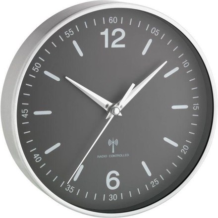 Nástěnné hodiny TFA 60.3503.10, stříbrné