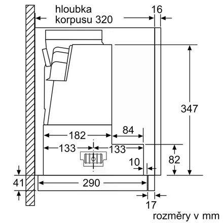 Vestavný odsavač par Bosch DFR067A52 (3)