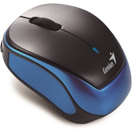 Počítačová myš Genius Micro Traveler 9000R V3 / optická / 3 tlačítka / 1200dpi - černá/ modrá