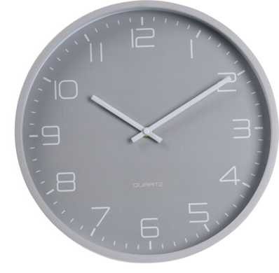 Nástěnné hodiny Segnale KO-C37362100svse Hodiny nástěnné plast 30 cm světle šedá